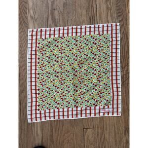 Paoli Logo Scarf Italian Fashion Neck Scarf Vintage Geometric 19 x 19" MCM 60’s